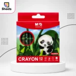 M&G Wax Crayons – 12 vibrant colors