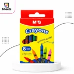 M&G Wax Crayons – 8 Colors