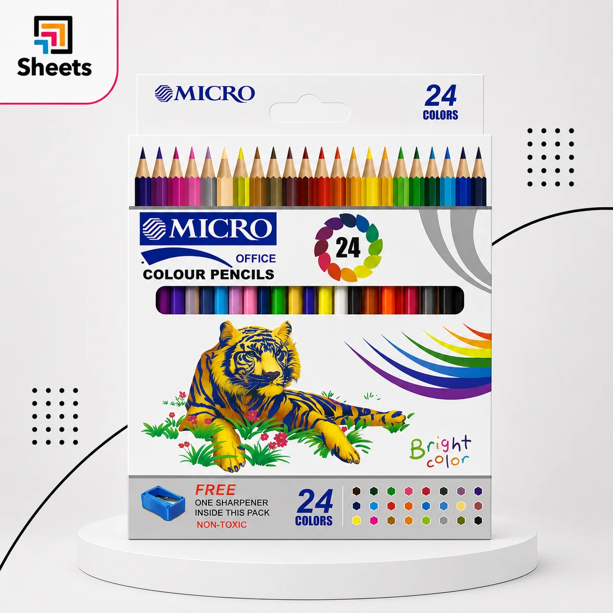 Micro Coloured Pencils – 24 Colors Micro Coloured Pencils – 24 Colors