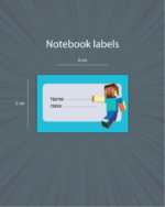 Notebook Labels - 30 Pcs - Image 24