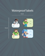 Waterproof Labels - 4 Pcs - Image 24