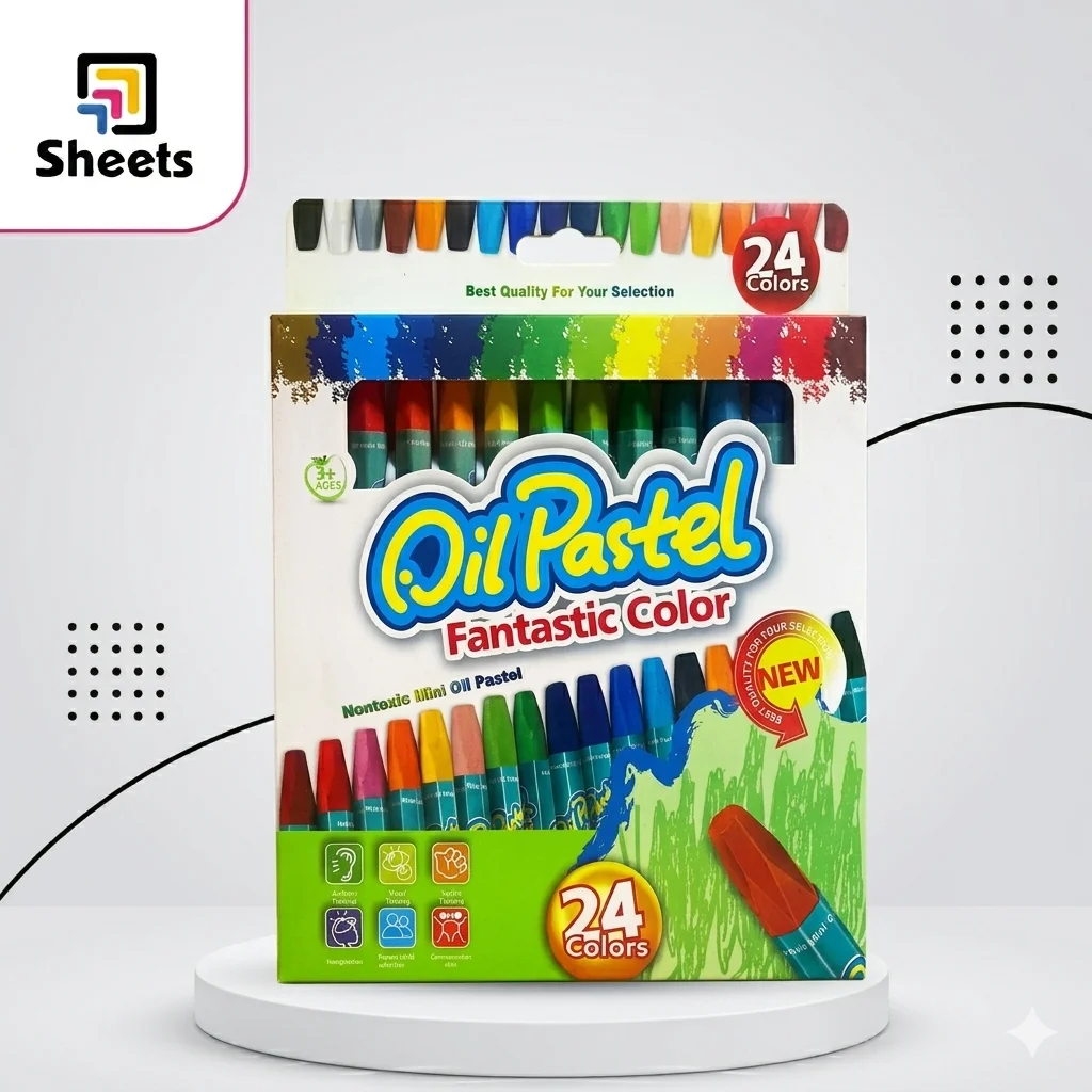 Oil Pastels – 24 Colors (Jumbo)