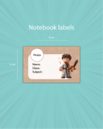 Notebook Labels - 30 Pcs - Image 33