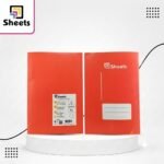 Sheets Double Lined– 40 Sheets A4 (Red)