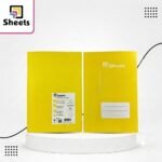 Sheets Double Lined– 40 Sheets A4 (Yellow)