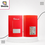 Sheets Lined Notebook – 40 Sheets A4 (Red)