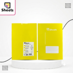Sheets Medium Square Notebook A4 – 40 Sheets (Yellow)