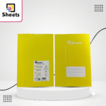 Sheets Double Lined– 60 Sheets A4 (Yellow)