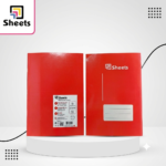 Sheets Double Lined– 60 Sheets A4 (Red)