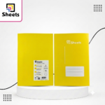Sheets Lined Notebook – 60 Sheets A4 (Yellow)