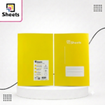 Sheets Lined Notebook – 80 Sheets A4 (Yellow)