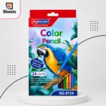 Skyglory Triangular Coloured Pencils – 24 Colors