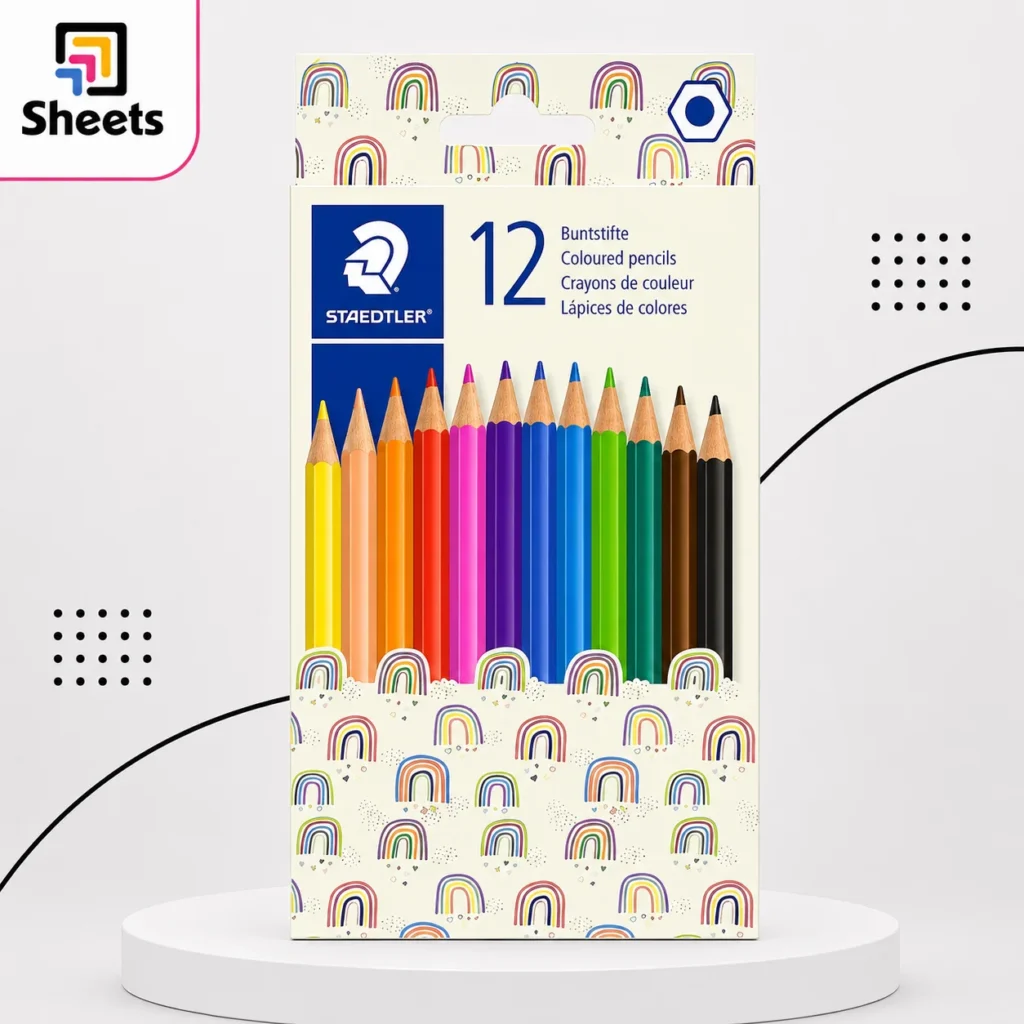 Staedtler Coloured Pencils – 12 Colors
