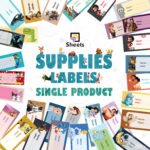 Supplies Labels - 50 Pcs
