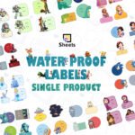 Waterproof Labels - 4 Pcs