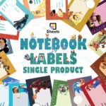Notebook Labels - 30 Pcs