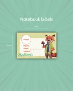 Notebook Labels - 30 Pcs - Image 43