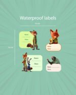 Waterproof Labels - 4 Pcs - Image 43