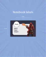 Notebook Labels - 30 Pcs - Image 12