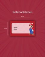 Notebook Labels - 30 Pcs - Image 20