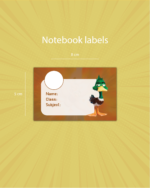 Notebook Labels - 30 Pcs - Image 23