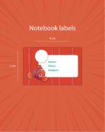 Notebook Labels - 30 Pcs - Image 27