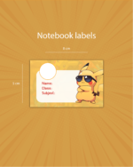 Notebook Labels - 30 Pcs - Image 29