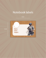 Notebook Labels - 30 Pcs - Image 30