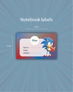 Notebook Labels - 30 Pcs - Image 35