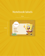 Notebook Labels - 30 Pcs - Image 38