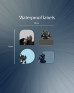 Waterproof Labels - 4 Pcs - Image 41