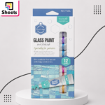 Keep Smiling Glass Paint Set – 12 Colors × 12ml