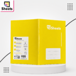 Sheets Double Lined Notebook A5 – 28 Sheets (Yellow)
