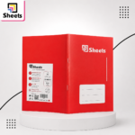 Sheets Double Lined Notebook A5 – 28 Sheets (Red)