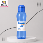 Tank-800ml  Hydrate Go Water Bottle– Transparent Blue