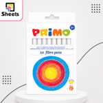 Primo Duo Fibre Pens – 10 Colors | Dual Tip