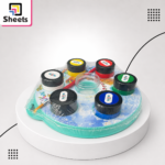Round Acrylic Paint Palette