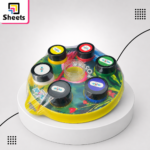 Round Poster Color Palette with Brush
