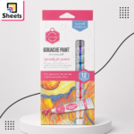 Keep Smiling Gouache Paint Set – 12 Colors × 6ml