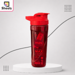 Max Energy-800ml Water Bottle – Transparent Red