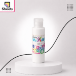 WKW 200ML White Acrylic Paint Bottle