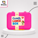 Camel 5-Piece Lunch Box Set_ pink