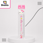 Transparent Pink Hello Kitty 15cm Circle Template Ruler