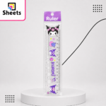 Transparent Purple Kuromi 15cm Circle Template Ruler