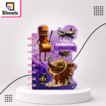 Purple Brainrot Elephant Water Divider Notebook