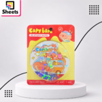 Round Capybara 3D Sticky Notes – Red & Yellow