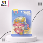 Round Sweet Party 3D Sticky Notes – Blue & Pink