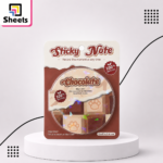 Round Chocolate 3D Sticky Notes – Brown