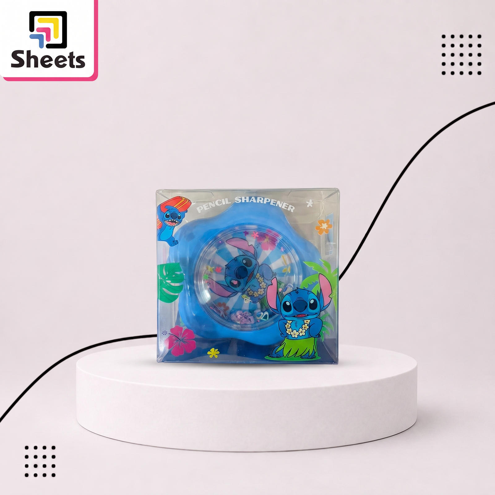 9574 - ( كود 9574 ) - ( القسم ادوات مكتبية ) - ( الصنف برايه مائيه 2 عين ستيتش ) سعر البيع 50 Stitch 2-Hole Water Sharpener - Image 1