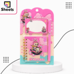 Pastel Labubu Sticky Notes Set with Mini Notebook & Pen